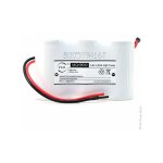 Nx - batterie eclairage secours 3xd st1 fils 3. 6v 4ah
