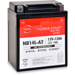 Nx - batterie moto gel yb14l - a2 / fb14l - a2 / 12n14 - 3a 12v 12ah