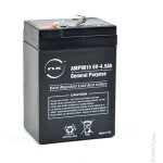Nx - batterie plomb agm 4. 5 - 6 general purpose 6v 4. 5ah f4. 8