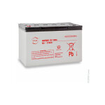 Nx - batterie plomb etanche gel 100 - 12 cyclic 12v 100ah m8 - f
