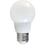 O91 - ampoule cfl economique mini globe e27 8w 360lm 2700k economiklas
