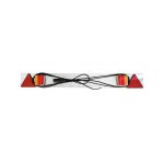 Rampes de feu de remorque largeur 1, 22 m precable longueur 6 m - choisissezici : galva + led