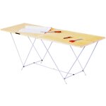 Ocai - table � tapisser pliante 60 cm x 2 m