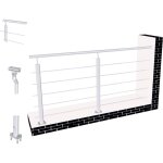 Ocean sanitaire - oc�an garde - corps aluminium 200 cm - rampe d'escalier argent� - int�rieur & ext�rieur ...