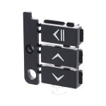 Oceanic, bouton lave - vaisselle programmateur droit noir