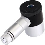 Oculaire t�lescope 1, 25 pouces, oculaire plossl � r�ticule �clair� de 12, 25mm avec r�ticule � double ...