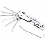 Odipie - ensemble de crochetage de serrure pliable 7 en 1 ensemble de crochets de verrouillage en acier ...