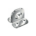 Vormann - oeillets sur plaque longueur 35 mm hauteur 25 mm paisseur 2 mm acier bleu galvanis (par 25) ...