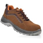 S. of chaussures de s�curit� lusitania marron cro�te de cuir microfibre s1p sans m�tal src taille 36 ...