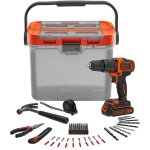 S. of. kit de bricolage avec perceuse � perceuse 18v et accessoires bcksb05 - qw black + decker