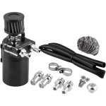 Oil catch can kit, air oil separator, oil catch can tank, universal reservoir with breather hose kit ...