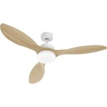 Oklahoma blanc - ventilateur de plafond 132cm 55w + clairage led