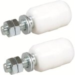 Olive de guidage sup�rieure nylon, 2 unit�srouleaux pour porte coulissante, fixation avec tige filet�e, ...