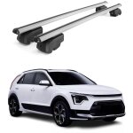 Omac barres de toit en aluminium pour kia niro ii 2022 - 2026 ? city crash ? iso / pas 11154:2006 ? antivol ...