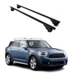 Omac barres de toit pour mini countryman f60 2017 - 2023 ? t�v / din 75302:2019 ? antivol inclus ? charge ...