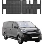 Omac tapis de sol pour citroen jumpy 2016 - 2025 en caoutchouc tpe noir