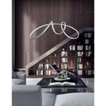 Ondaluce - lustre suspension led lumen par 60w 6000lm 110cm dimmable 3000k