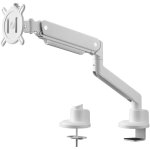 One for all - solid single white support de table pour �cran 33 cm (13') - 88, 9 cm (35') blanc r�glable ...