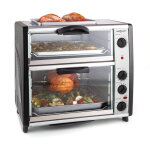 Four électrique oneconcept all - you - can - eat - double compartiment avec plaque de grill 42l - 2400w ... Four électrique oneconcept all - you - can - eat - double compartiment avec plaque de grill 42l - 2400w ...