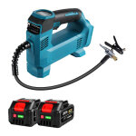 Onevan - gonfleur sans fil 18v compresseur avec 3 soupapes - avec 2 batterie et 1 chargeur Onevan - gonfleur sans fil 18v compresseur avec 3 soupapes - avec 2 batterie et 1 chargeur