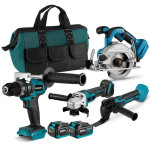 Onevan - pack de 5 plusieurs outils lectroportatifs, multi tool + perceuse  percussion + scie circulaire ...