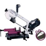 Optisaw - scie  ruban portable  mtaux 0 - 60 capacit de coupe ronde 125 mm 1 kw 230v avec 3 lames ...