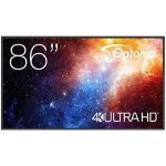 Optoma - n3861k digital signage flat panel display 2. 18 m (86') led wifi 450 cd / m 4k ultra hd black ...