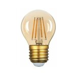 Ampoule led e27 filament 4w g45 240� dimmable - blanc chaud 2300k - 3500k - silamp
