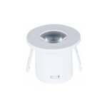 Optonica - mini spot led encastrable 1w 90� rond blanc - blanc chaud 2300k - 3500k - silamp