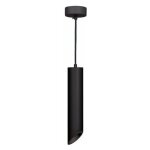 Suspension luminaire biseaute gu10 ip20 30cm noir - silamp