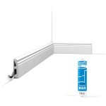 Orac - pack 10 mètres plinthes sx195 avec colle x cimaises - et - plus - 8 x 1, 9 x20 Orac - pack 10 mètres plinthes sx195 avec colle x cimaises - et - plus - 8 x 1, 9 x20