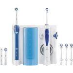Oral - b pro 2000 + oxyjet 80311065 brosse à dents électrique, hydropulseur blanc, bleu foncé Oral - b pro 2000 + oxyjet 80311065 brosse à dents électrique, hydropulseur blanc, bleu foncé