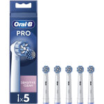 Oral - b pro sensitive clean 5 pi�ce(s) blanc