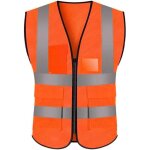 Orange xxxl gilet de sécurité filet avec poches et fermeture éclair, net gilet haute visibilité filet ... Orange xxxl gilet de sécurité filet avec poches et fermeture éclair, net gilet haute visibilité filet ...