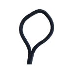 Cordage pour pare - battage avec boucle. - noir - diam 6 x 1. 5 m