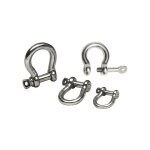 Manille lyre inox orangemarine 6 mm Manille lyre inox orangemarine 6 mm