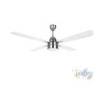 Suinga - ventilateur de plafond orbegozo avec lumi�re et t�l�commande, 4 pales, acier inoxydable, cp71132 ...