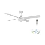 Suinga - ventilateur de plafond orbegozo avec lumi�re et t�l�commande, 4 pales, blanc, cp87132