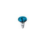 Ampoule � incandescence bleue 6576 e27 60w r80 230v ? r�flecteur pour ambiance color�e ? diam�tre 80mm ...