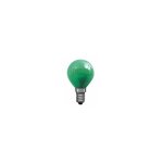 Ampoule sph�rique couleur verte 240v 15w e14 - 007252 - orbitec