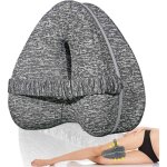 Oreiller de genou avec sangle �lastique, coussin orthop�dique de positionneur de jambe, id�al pour l'alignemen ...