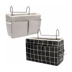 Organisateur de chevet 2 pcs sacs de chevet panier suspendu rangement sac de rangement suspendu tanche ...