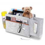 Mowze - organisateur de chevet, panier de rangement pour lit, sac de rangement en feutre pour boîte à ... Mowze - organisateur de chevet, panier de rangement pour lit, sac de rangement en feutre pour boîte à ...