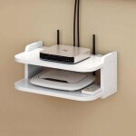 Organisateur de montage flottante �tag�re mural pour tv box d�codeur de routeur wifi support - 30 cm