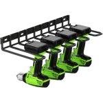 Organisateur d'outils �lectriques, m�tal mural pour perceuse, support �pais pour perceuse, robuste pour ...