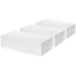 Organisation de penderie - organisateur de tiroirs 8x30x16 cm, 3 pcs ran6320 - compactor