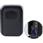 Organiseur de cl�s mural avec serrure � combinaison pour agents immobiliers et v�hicules, noir