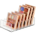 Organiseur de palette de maquillage en plastique à 7 compartiments, support de rangement pour fards à ... Organiseur de palette de maquillage en plastique à 7 compartiments, support de rangement pour fards à ...