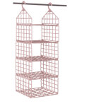 Organiseurs de placard suspendus pliables, r�glables et s�parables � 3 - 5 niveaux avec panier de rangement ...