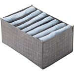 Organiseur de tiroir pour v�tements et sous - v�tements gris 35 x 23, 5 x 18 cm